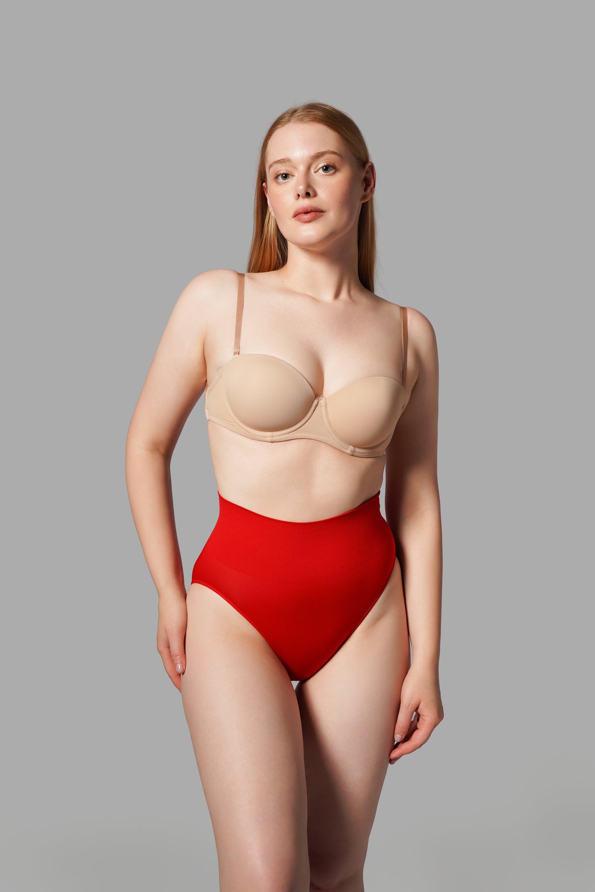Toparlayıcı Slip Külot Korse – Kırmızı