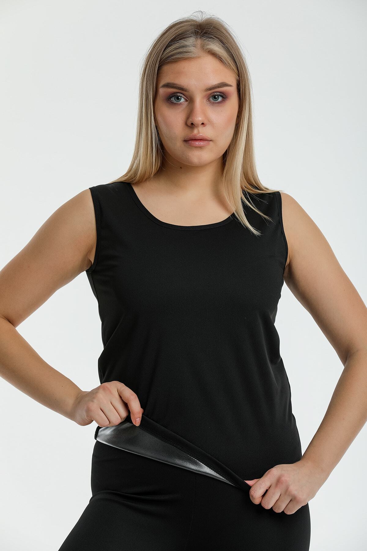 Termal Şekillendirici Atlet – Siyah