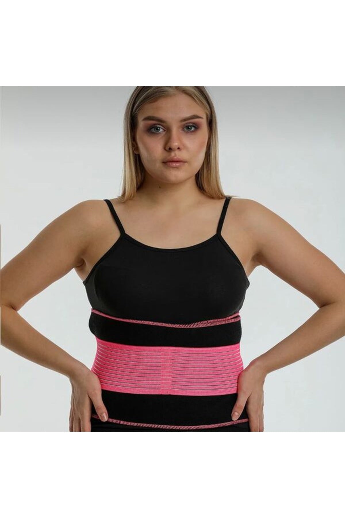 Neopren Yağ Yakma Kemeri – Pembe