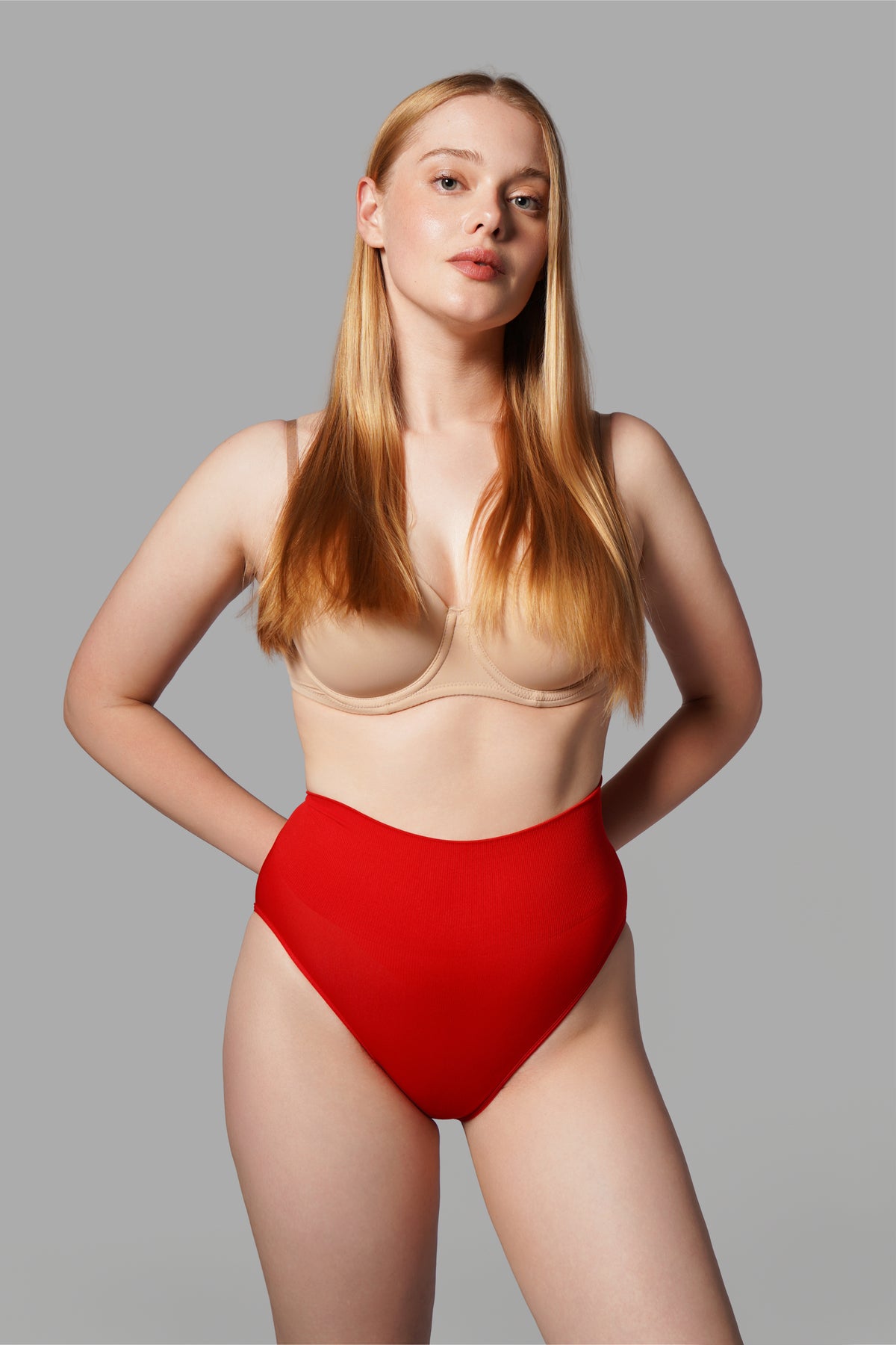 Toparlayıcı Slip Külot Korse – Kırmızı
