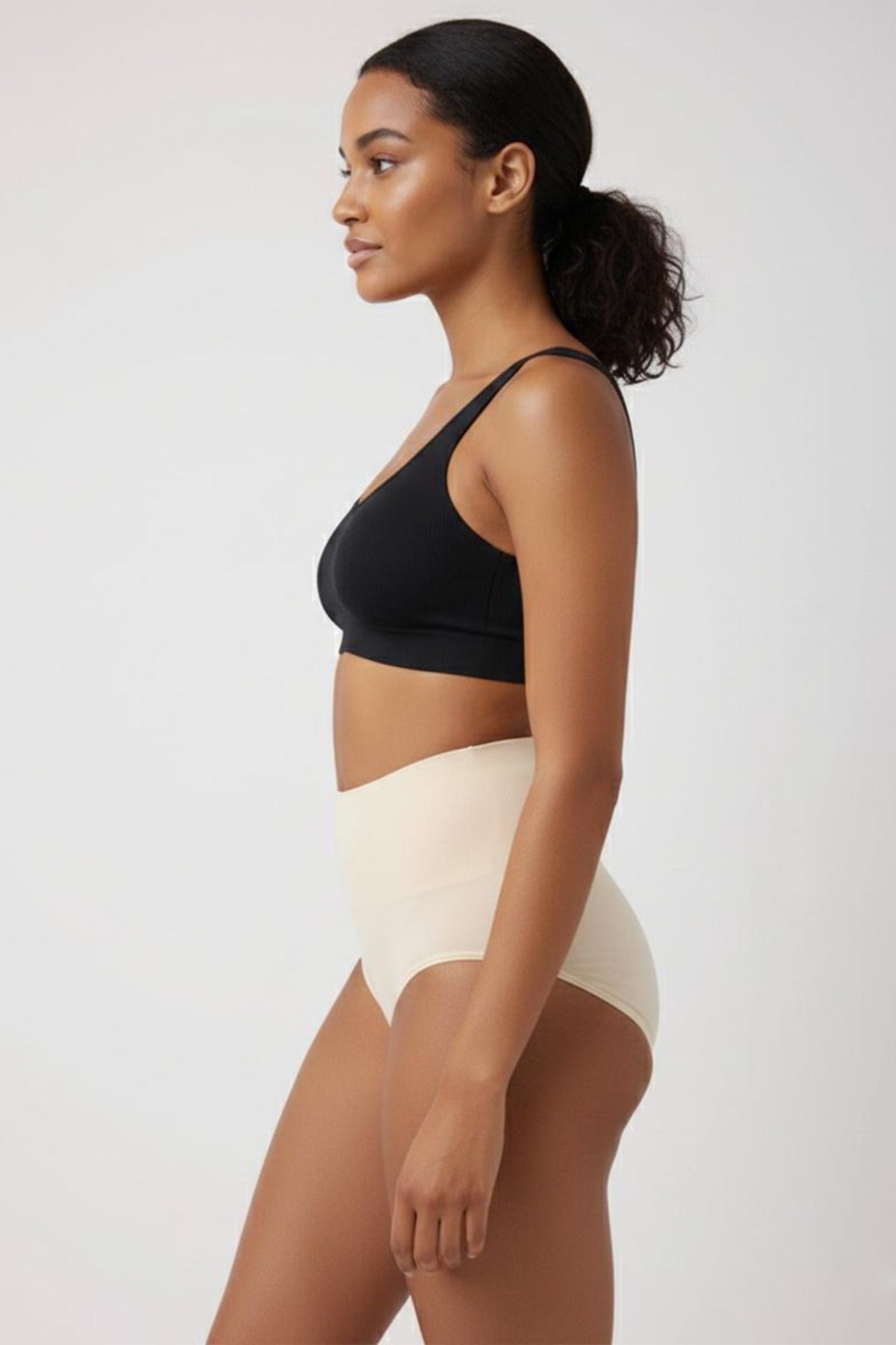 Toparlayıcı Slip Külot Korse – Bej