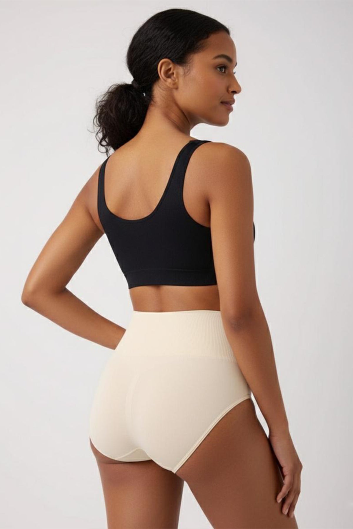 Toparlayıcı Slip Külot Korse – Bej