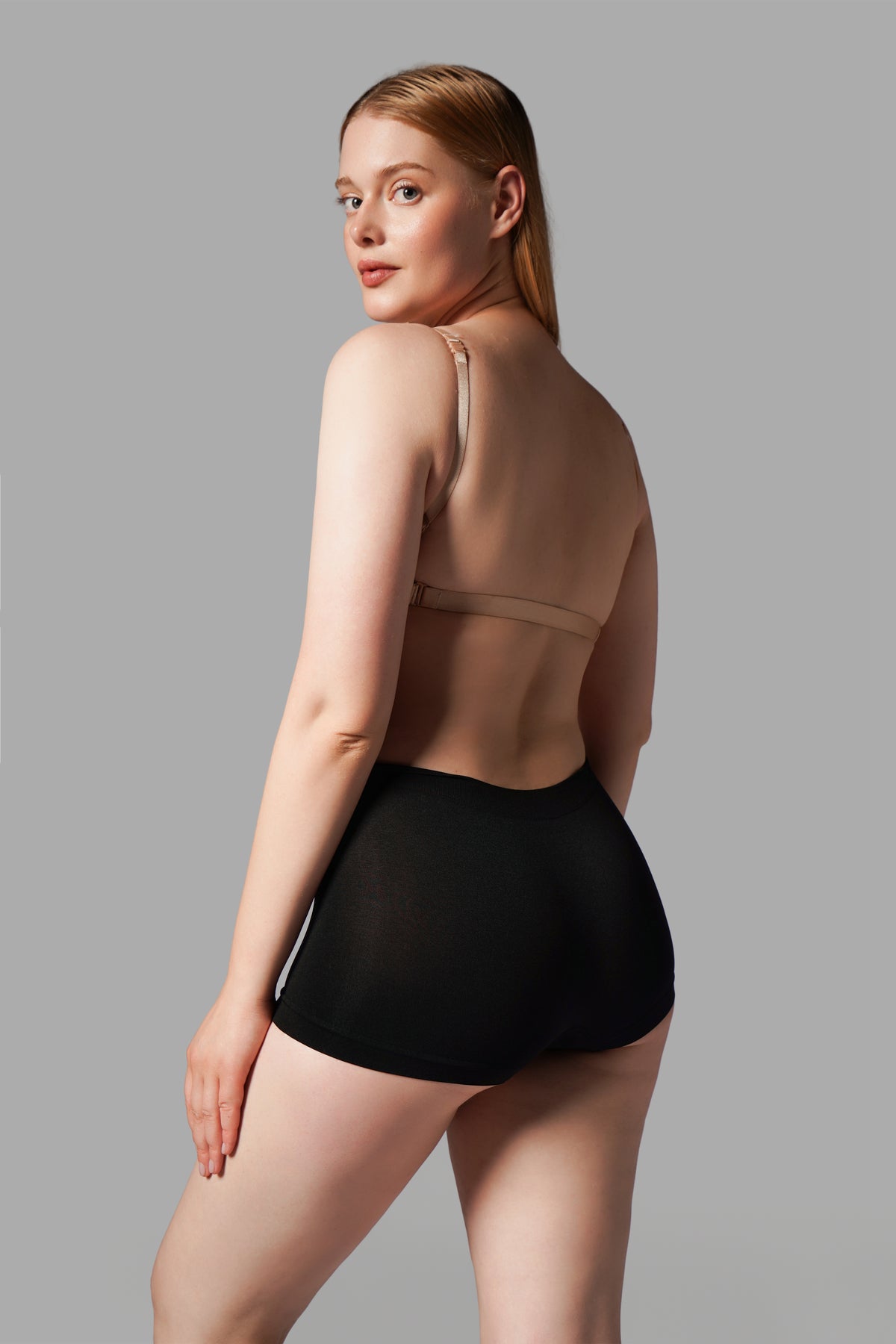 Toparlayıcı İz Yapmayan Örme Boxer – Siyah