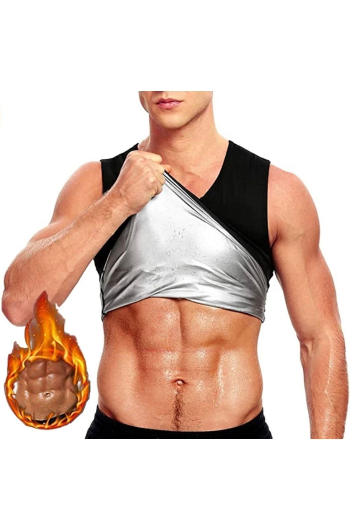 Termal Sauna Atlet Korse – Siyah