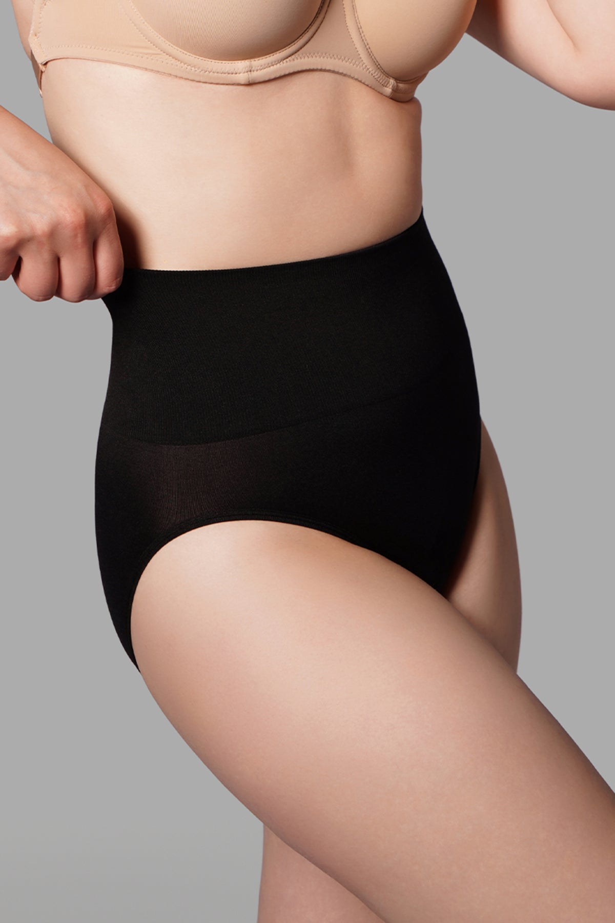 Toparlayıcı Slip Külot Korse – Siyah